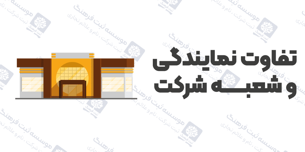 تفاوت نمایندگی و شعبه شرکت