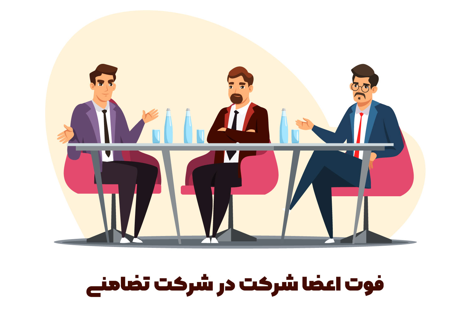 فوت اعضا شرکت در شرکت تضامنی