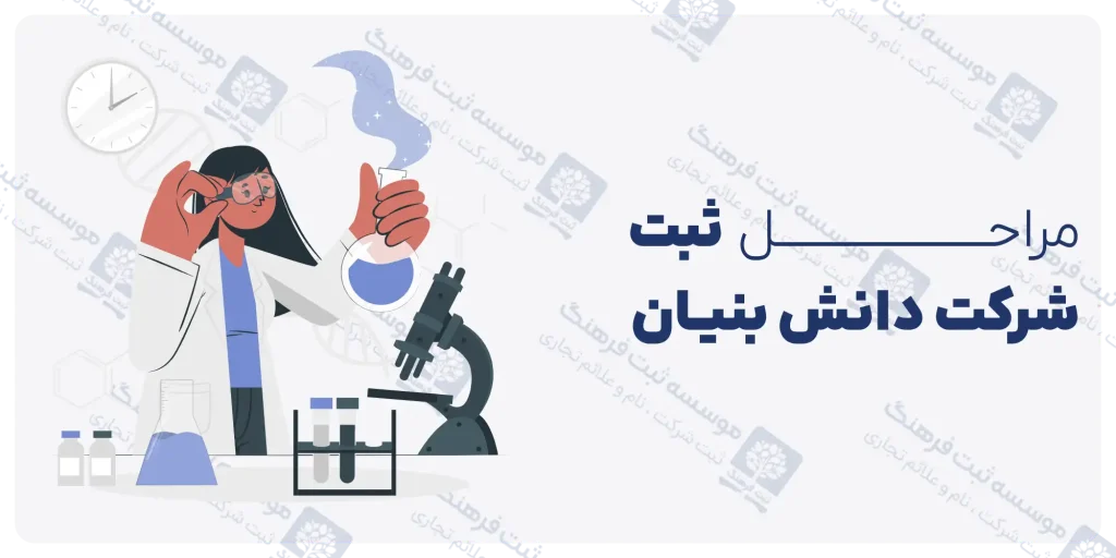 مراحل ثبت شرکت دانش بنیان